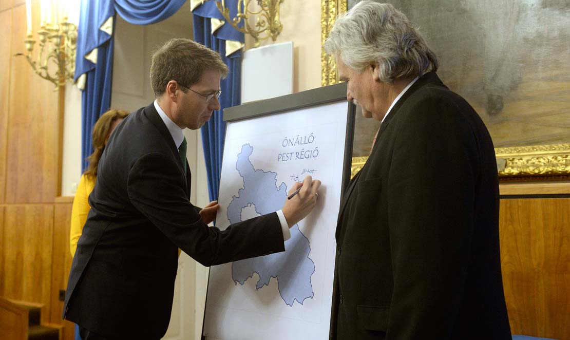 Megünnepelték Pest megye önálló régióvá válásának kezdeményezését
