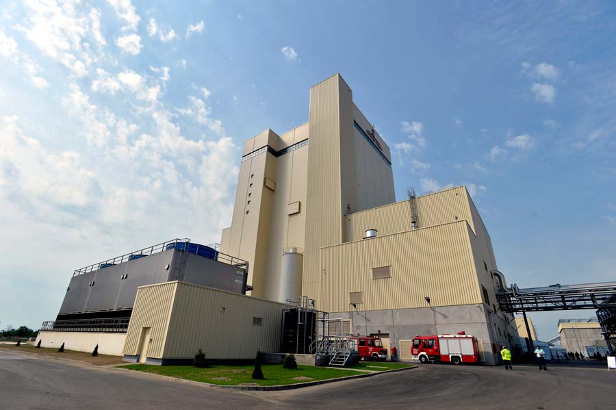 Hőerőművet avattak Dunaújvárosban