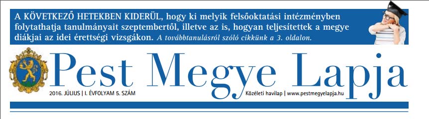 Megjelent a Pest Megye Lapja 5. száma