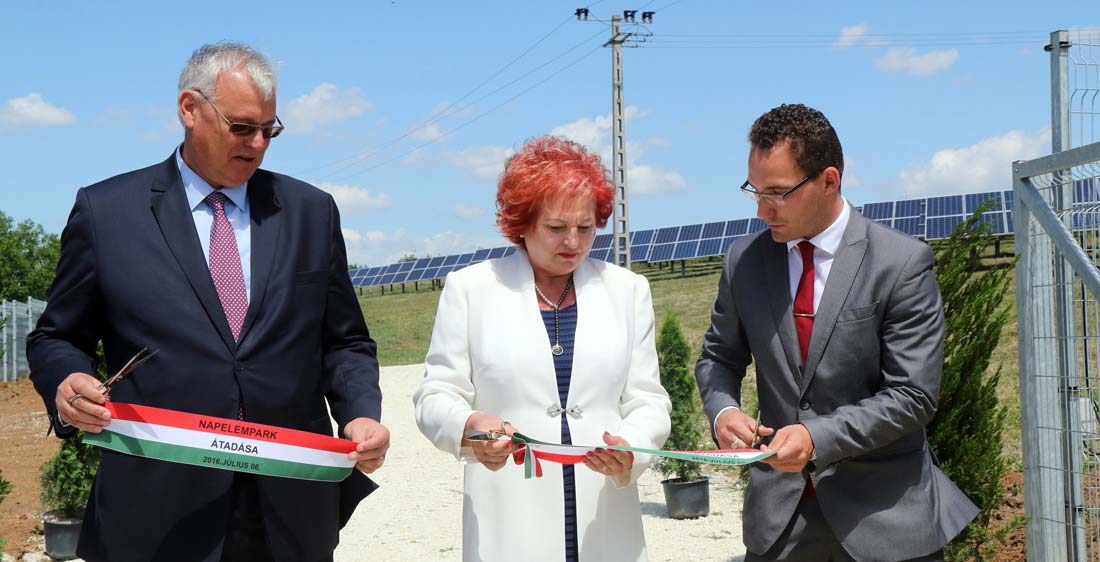 Naperőmű épült a Borsod megyei Sajóbábonyban