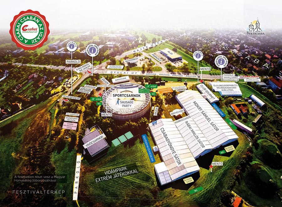 Százezer látogatót várnak a XX. Csabai Kolbászfesztiválra a hétvégén