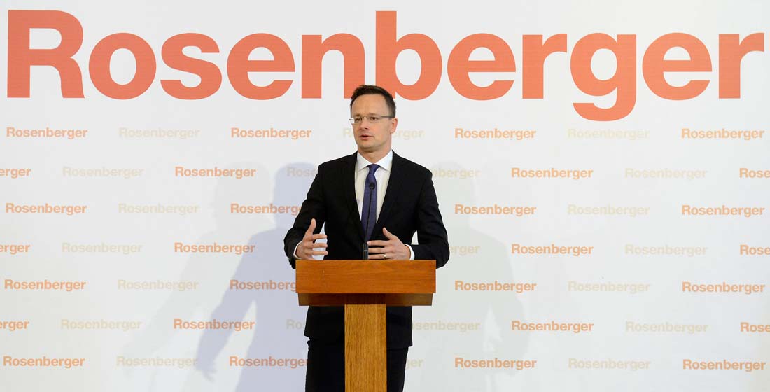 Szijjártó Péter: a Rosenberger 3,1 milliárd forintos fejlesztést hajt végre Nyírbátorban