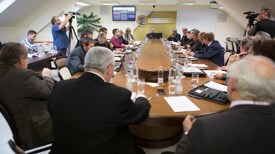 Az ár- és belvízi helyzetről is tájékoztatták a Közgyűlést Békésben