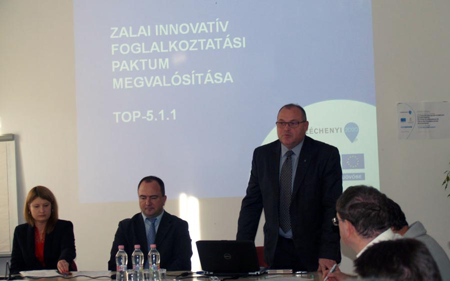 Megalakult az első munkacsoport a Zalai Innovatív Foglalkoztatási Paktumban