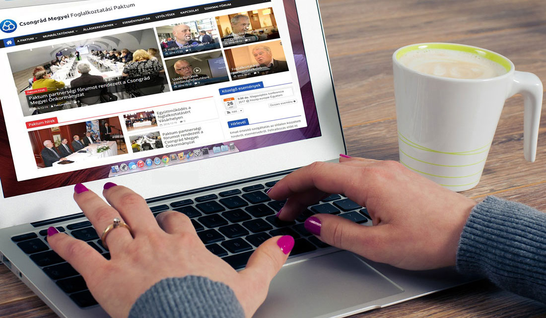 Csongrád megyei foglalkoztatási paktum – már az Interneten is
