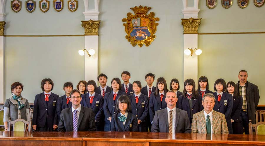 Japán csoportot fogadtak Szolnokon