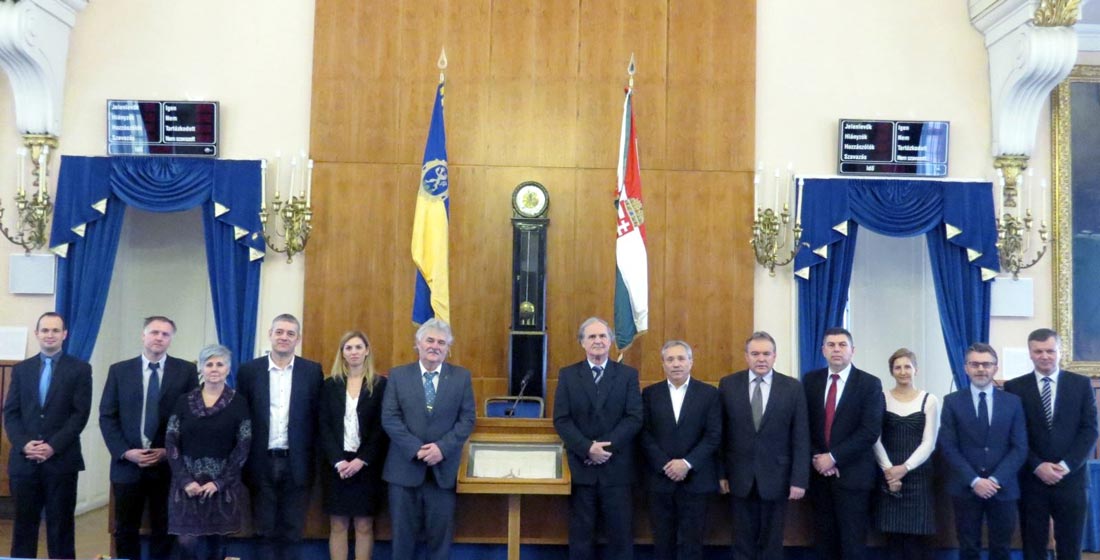 Ülésezett a Pontibus EGTC a Megyeházán