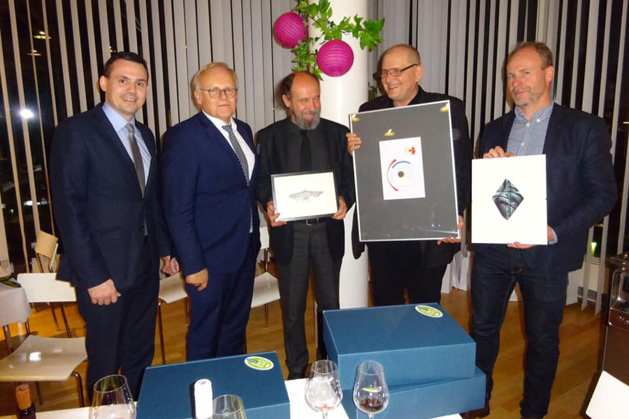 Győr-Moson-Sopron megyei kortárs alkotók műveiből nyílt kiállítás Pforzheimben