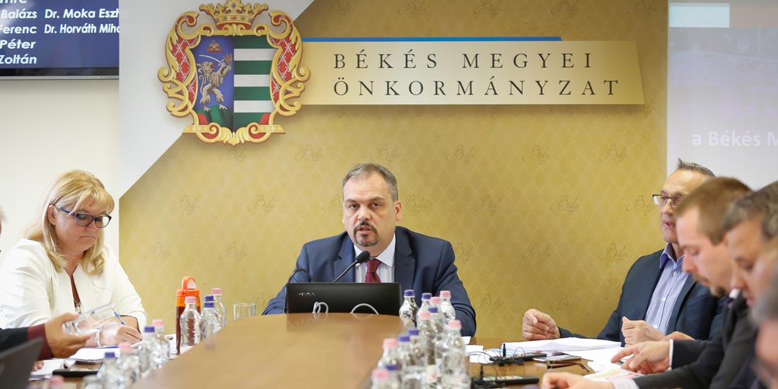 A katasztrófavédelem is beszámolt a békési megyegyűlésen