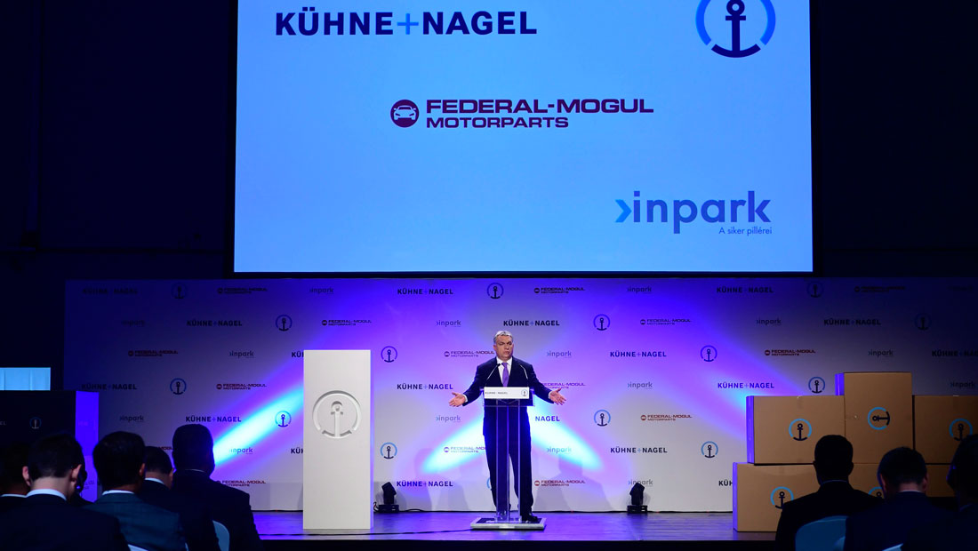 Nemzetközi logisztikai központot adtak át a pátyi ipari parkban