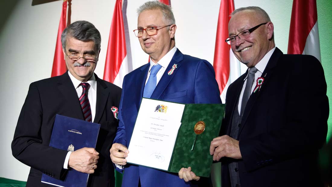 Csongrád Megye Díszpolgára címmel tüntették ki Trócsányi Lászlót