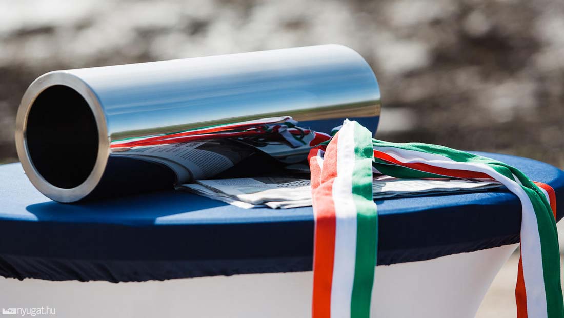 Lerakták az M8-as autóút Körmend és Rábafüzes közötti szakaszának alapkövét