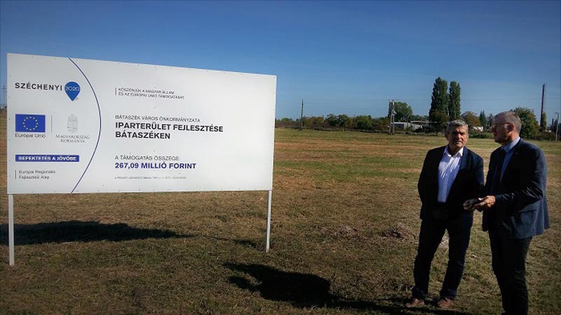 Bátaszéken megkezdődik az ipari park építése