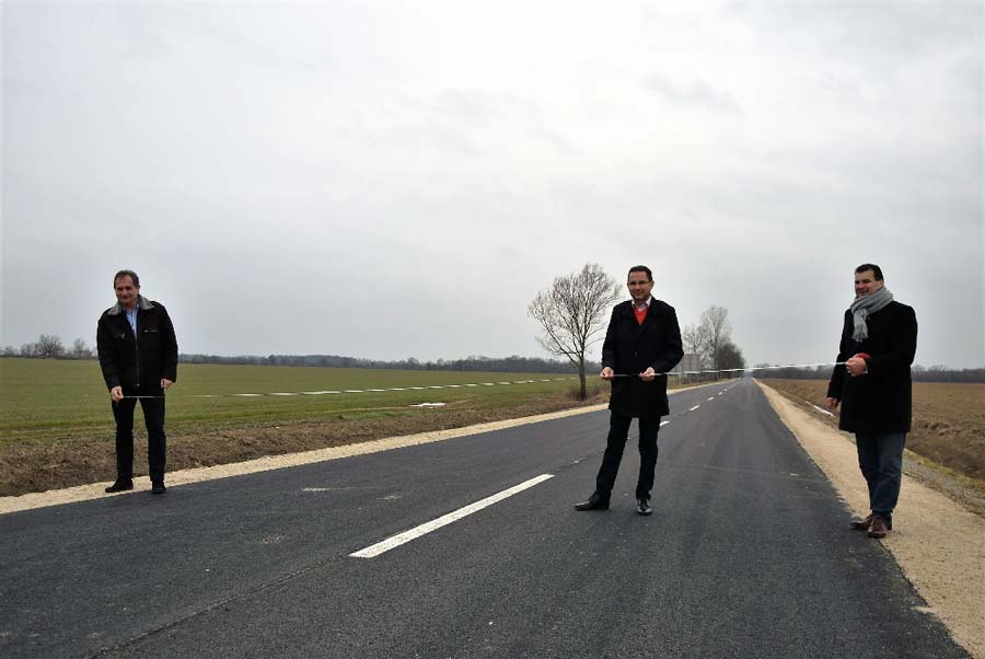 Felújították a Rédics és Bödeháza közötti útszakaszt