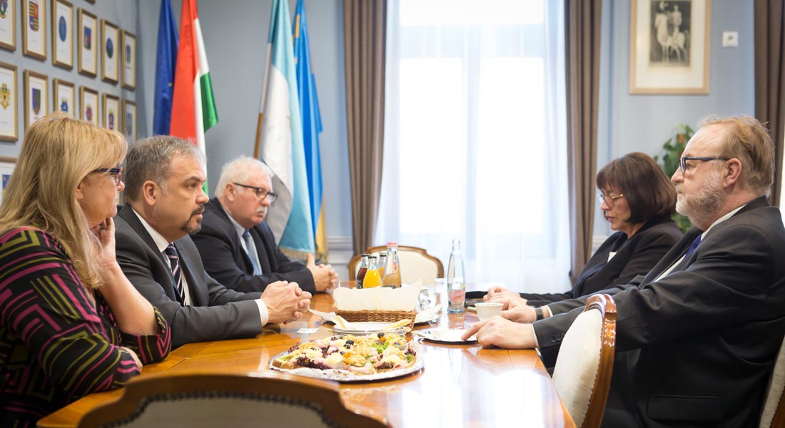 A békési megyeházán mutatkozott be az új szlovák főkonzul