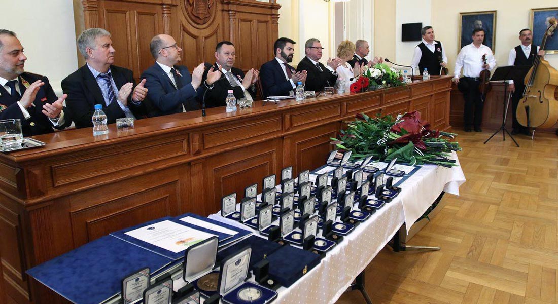 Kitüntetéseket adtak át az ünnepi közgyűlés után Vas megyében