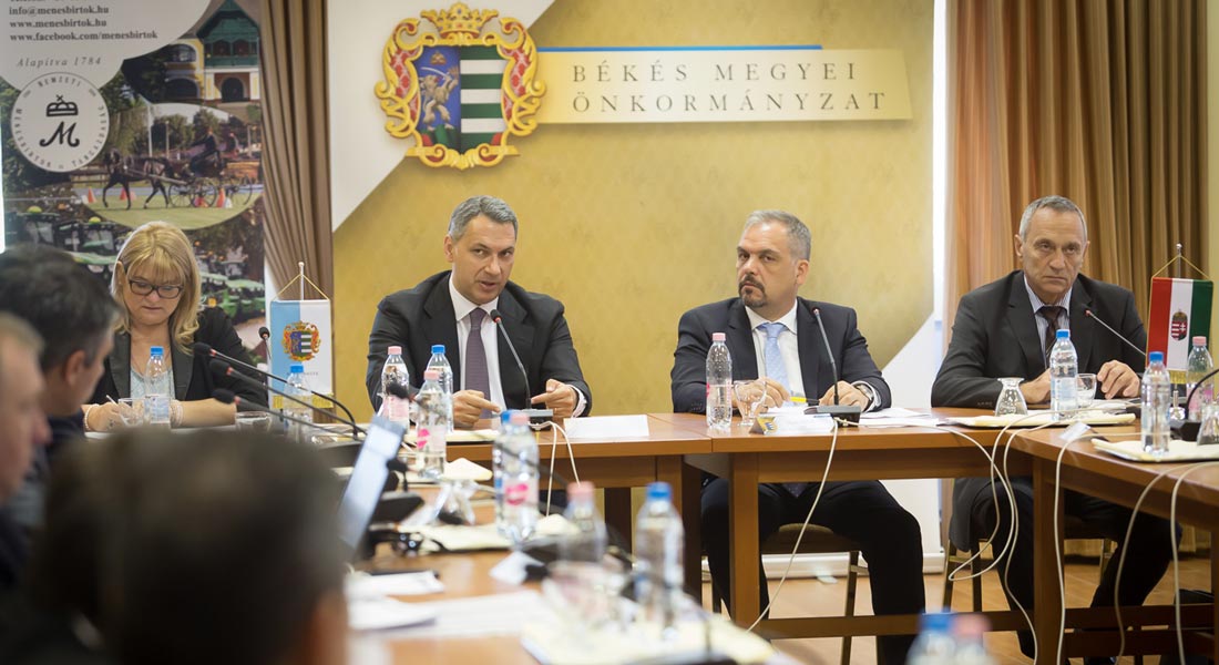 Mezőhegyesen ülésezett a Békés Megyei Közgyűlés