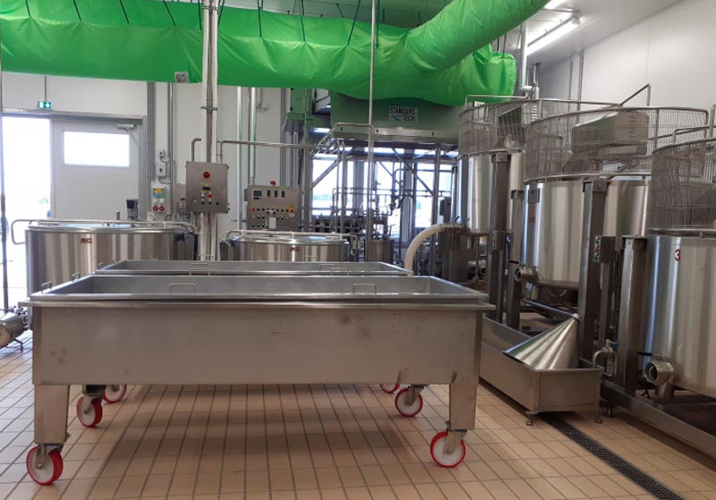 Egymilliárd forintból épült tejfeldolgozó üzem a Baranya megyei Mágocson