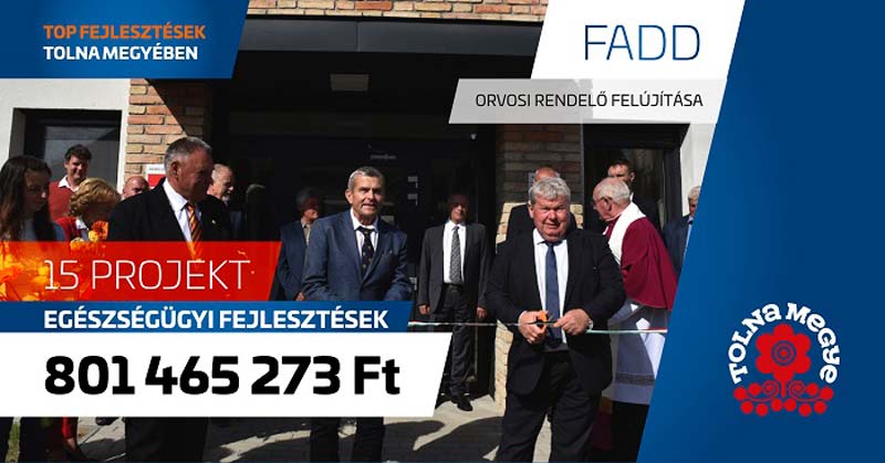 Egészségházat avattak Faddon