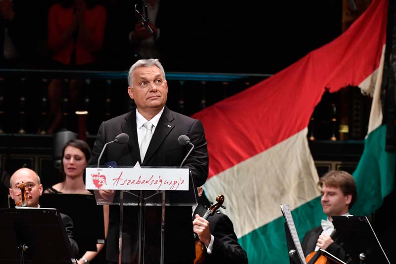 Orbán: 1956-ban is szabad és független Magyarországot akartunk magunknak a nemzetek Európájában