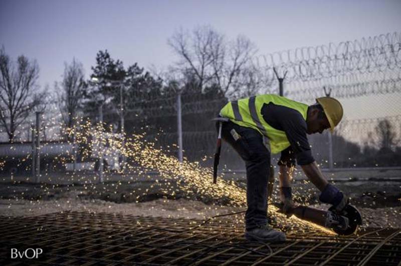 Jól halad a járványügyi kórház építése Kiskunhalason