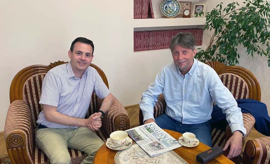 Megbeszélés a Kisalföld új főszerkesztőjével