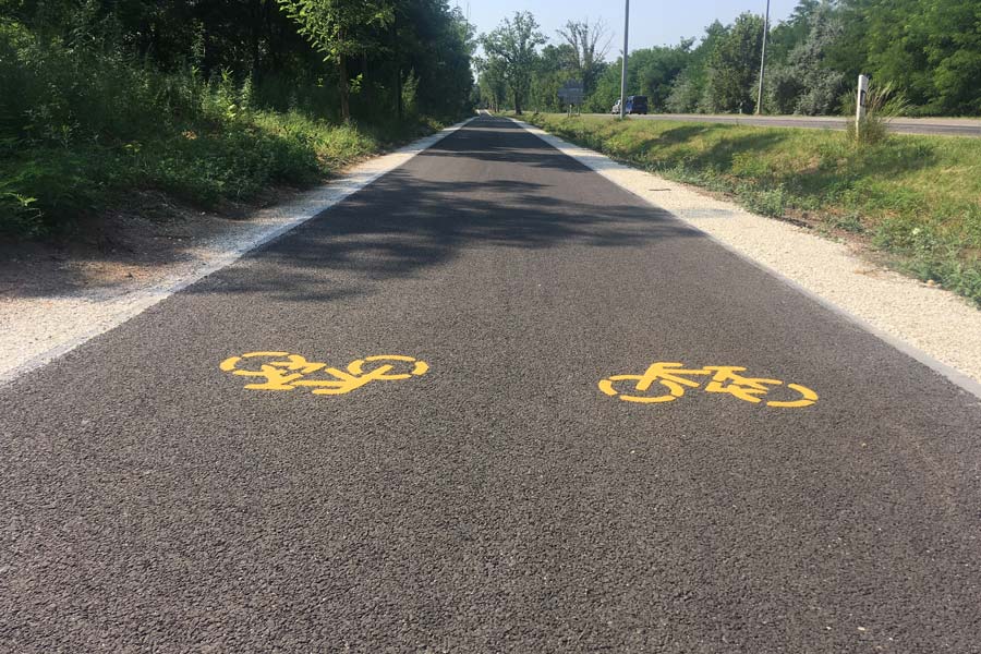 Kerékpárút épül Taksonyban