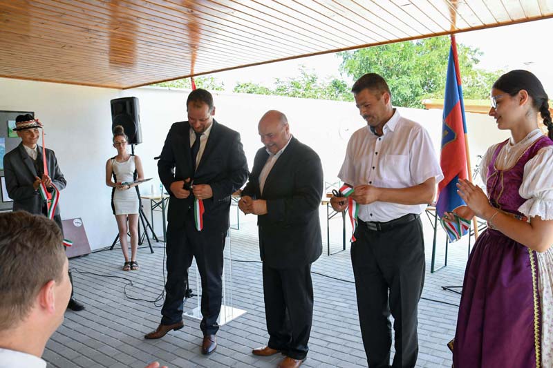 Kerékpároscentrumot avattak Szilban