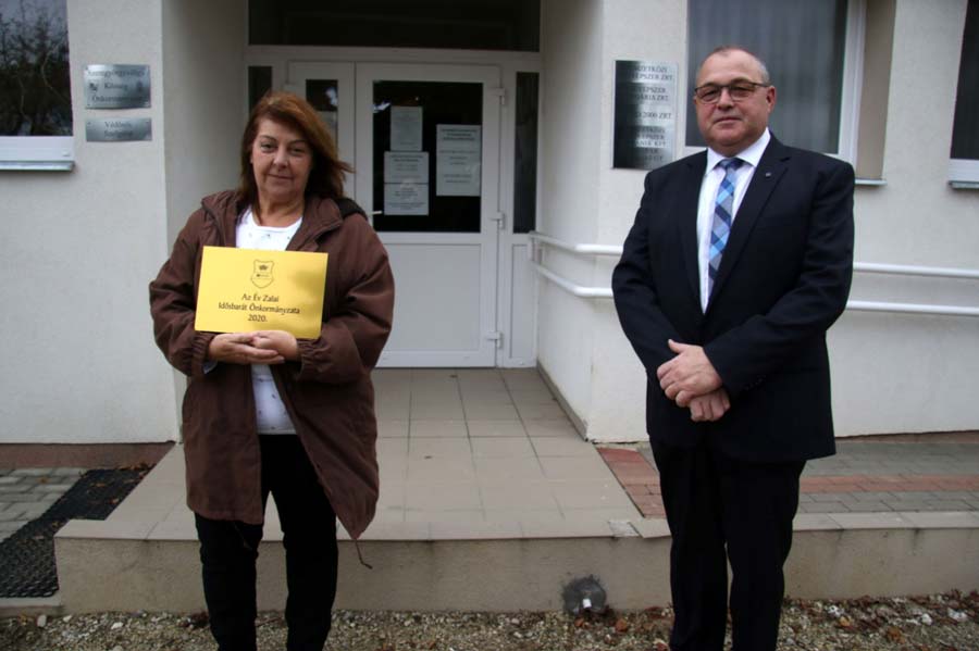 Az év zalai idősbarát önkormányzata díjban részesült Zalaszentgyörgy