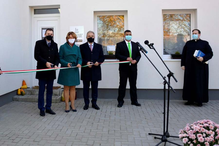 Megújult közösségi tér Novákpusztán