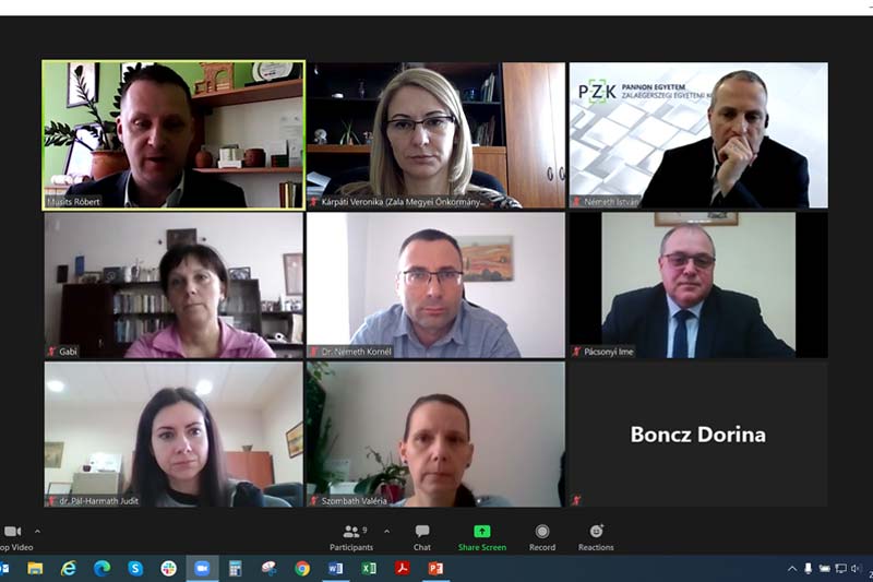 Klímaplatform Ülést tartott a Zala Megyei Önkormányzat