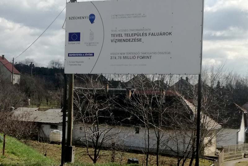 Megújul a teveli Faluárok