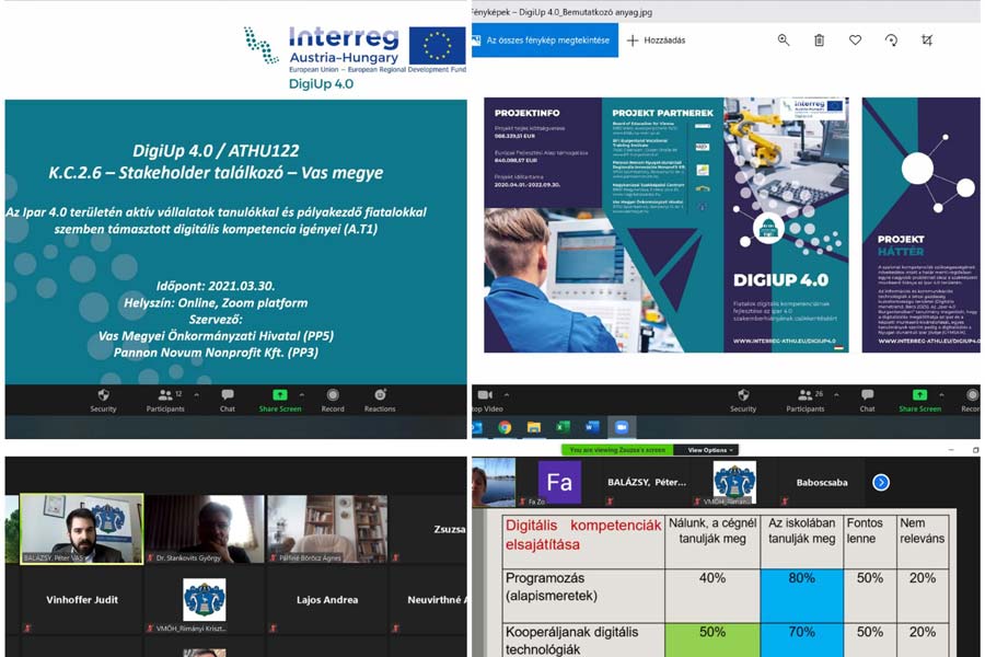 Sikeres volt az 1. Vas megyei DigiUp 4.0 stakeholder találkozó!