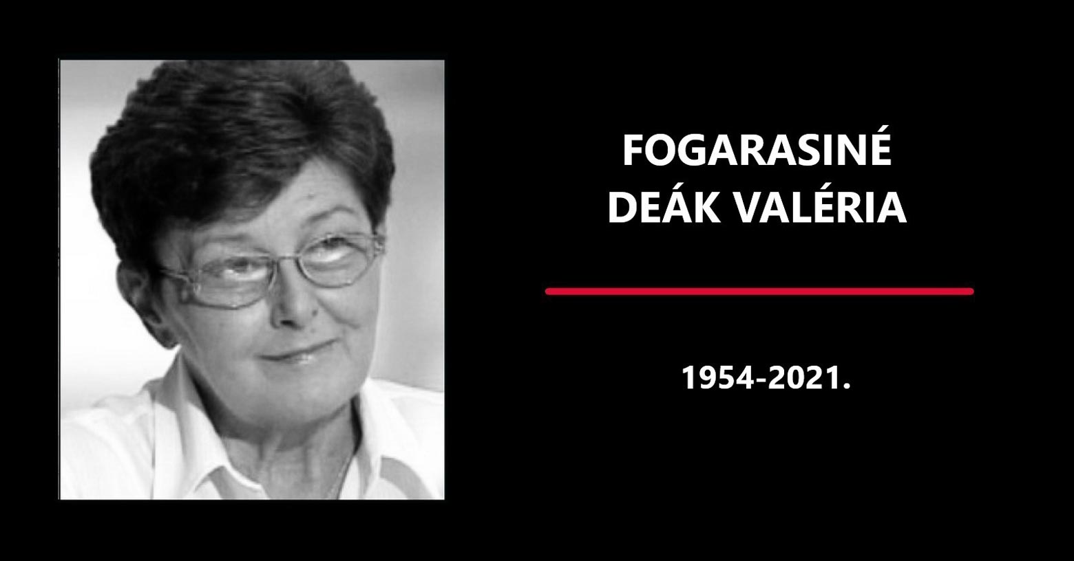Elhunyt Fogarasiné Deák Valéria volt Pest megyei közgyűlési képviselő