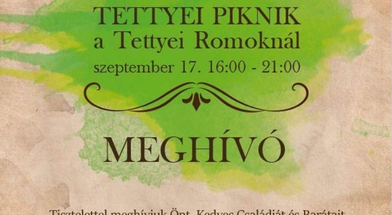 Idén is megrendezzük a pécsi családok ünnepét, a Tettyei Pikniket