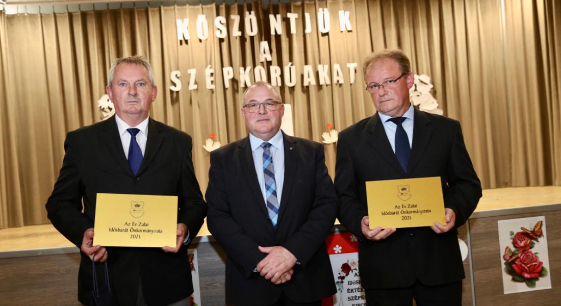 Türje és Nova kapta Az Év Zalai Idősbarát Önkormányzata 2021 díjat
