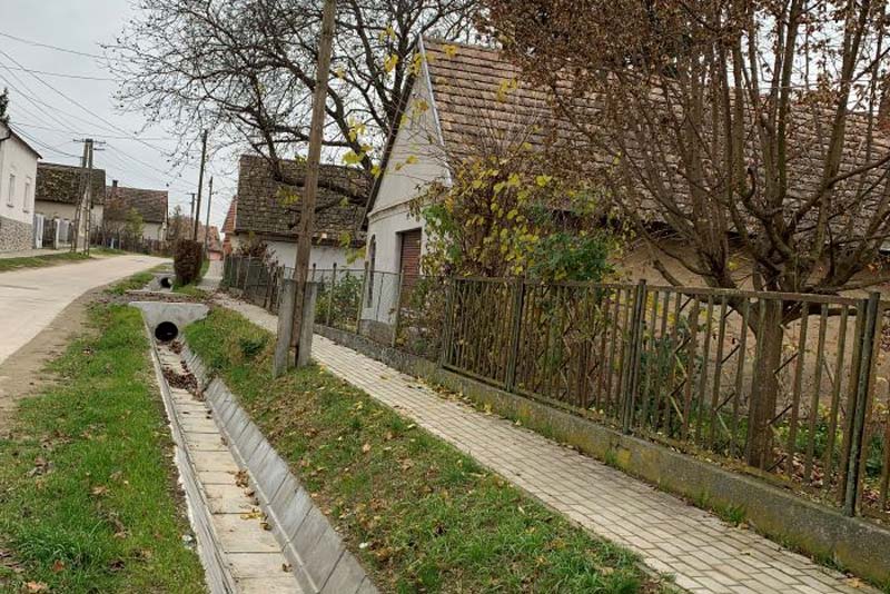 Csapadékvíz-elvezetési rendszer készült el Csikóstőttősön