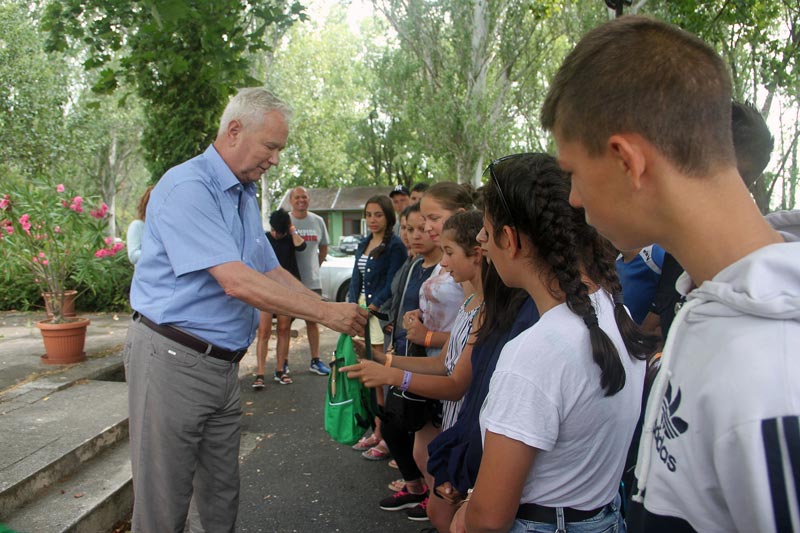 Erdélyi fiatalok táboroznak Csopakon
