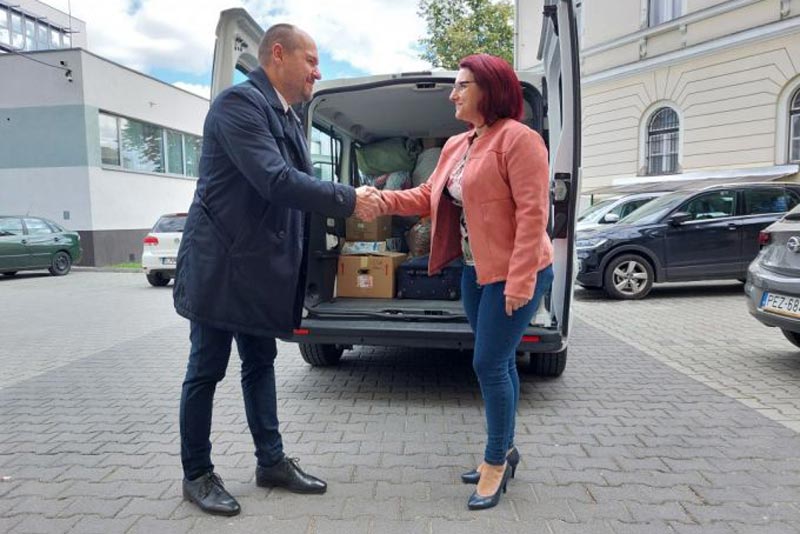 Újabb Borsod megyei adomány Kárpátaljának