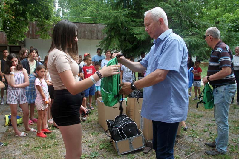 Erdélyi fiatalok táboroznak Csopakon