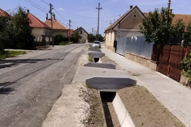 Elkészült a csapadékvíz elvezető rendszer Alsónémediben