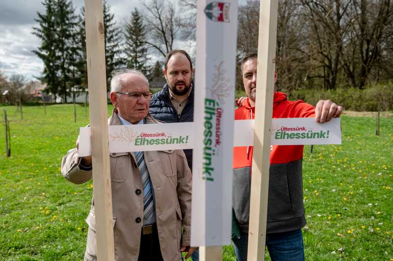 A KDNP országos faültetési programjának vizslási állomása