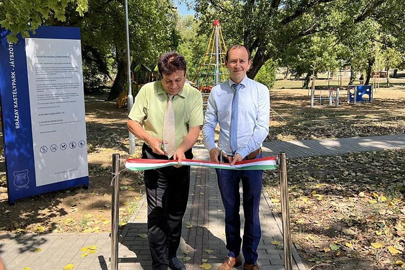 Megújult Pellérd büszkesége, a Brázay Kastélypark