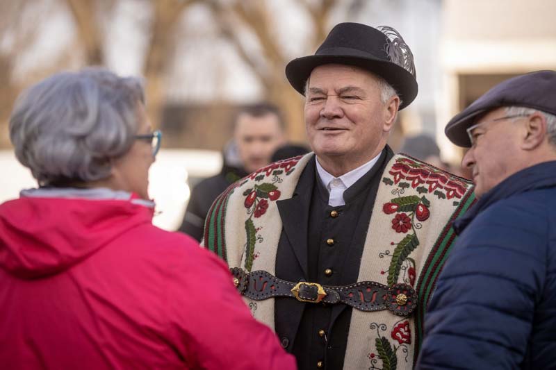 A hajdúböszörményiek is megtöltötték a kolbászt