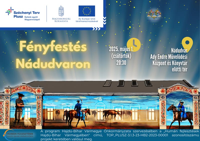 Nádudvar fénybe borul