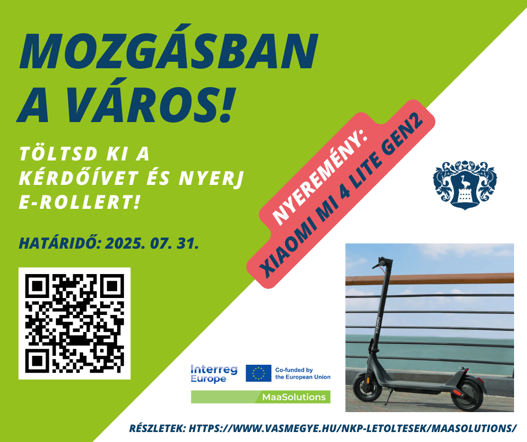 Mozgásban a város – Töltsd ki a kérdőívet és nyerj!