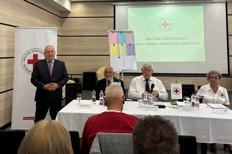 Tisztújító küldöttgyűlést tartott a Magyar Vöröskereszt Hajdú-Bihar Vármegyei Szervezete