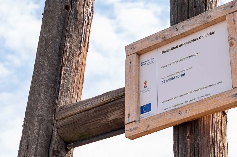 Belterületi útfelújítás Csikérián
