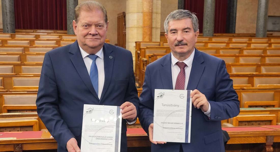 Két díjat is átvehetett Pajna Zoltán