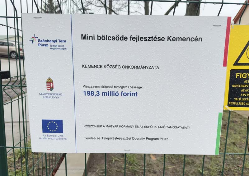 Új mini bölcsőde épült Kemencén